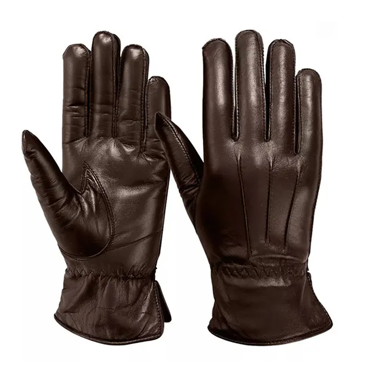 Bacca Sports Custom Winter Men Classic Touch Screen Sheepskin Leather Gloves